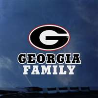 Georgia Bulldogs Transfer Decal - Family