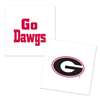 Georgia Bulldogs Temporary Tattoo - 4 Pack