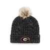 Georgia Bulldogs 47 Brand Womens Meeko Pom Knit - Black