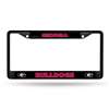 Georgia Bulldogs Black License Plate Frame