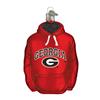 Georgia Bulldogs Glass Christmas Ornament - Hoodie