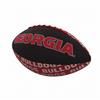 Georgia Bulldogs Rubber Repeating Football