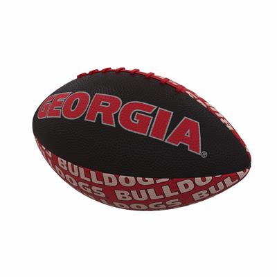 Georgia Bulldogs Rubber Repeating Football