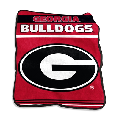 Georgia Bulldogs Gameday Raschel Throw Blanket