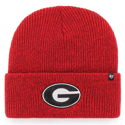 Georgia Bulldogs 47 Brand Brain Freeze Cuff Knit B