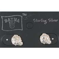 Gonzaga Bulldogs Sterling Silver Earrings