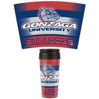 Gonzaga Bulldogs 16oz Plastic Travel Mug