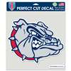 Gonzaga Bulldogs Full Color Die Cut Decal - 8" X 8" - Bulldog Head