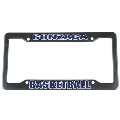 Gonzaga Bulldogs Plastic License Plate Frame - Basketball