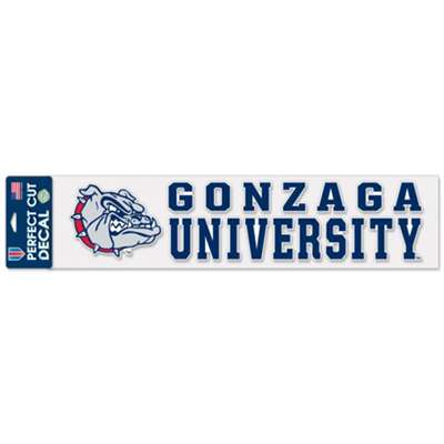 Gonzaga Bulldogs Perfect Cut Decal Strip - 4" x 17"