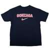 Nike Gonzaga Bulldogs Youth T-Shirt - Dot Print