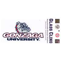 Gonzaga Bulldogs Repositionable Window Decal - Large