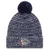 Gonzaga Bulldogs New Era Women's Frosty Cuff Pom Knit Beanie