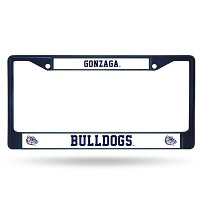 Gonzaga Bulldogs Team Color Chrome License Plate Frame