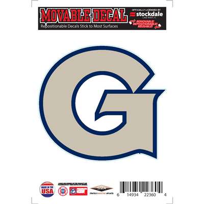 Georgetown Hoyas Repositionable Vinyl Decal