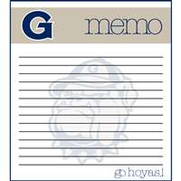 This 2 pack of memo pads features a team logo with a team color header that says Memo on each page. The body of the pad has lines and has a team logo in the background. Each pad contains 50 pages. (2 pack of 50each). Measures 4.5 inches wide by 5 inches t