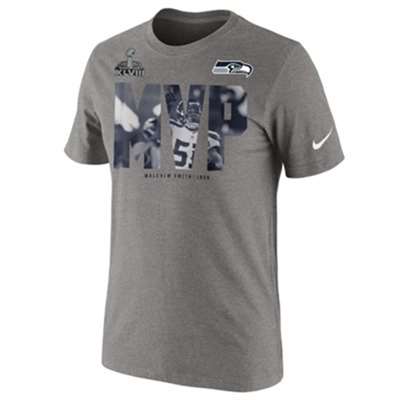 Nike Seattle Seahawks Super Bowl Champions Malcolm Smith MVP T-Shirt