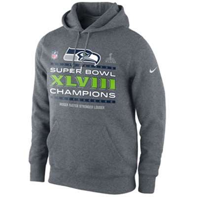 Nike Seattle Seahawks Super Bowl Champions Trophy Collection Locker Room Hoodie