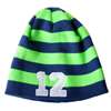 Seattle Seahawks 12th Man Beanie - Striped