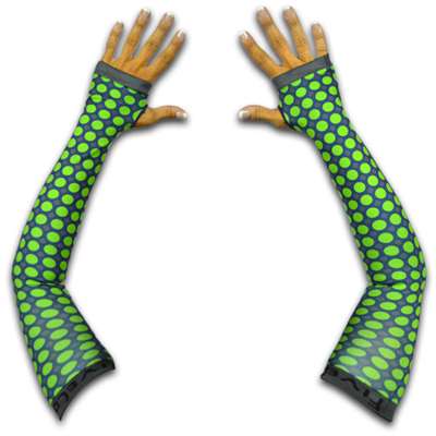 Seattle Seahawks Inspired Team Color HD Arm Sox - Dots on Dots