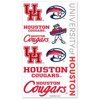 Houston Cougars Temporary Tattoos