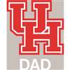 Houston Cougars Transfer Decal - Dad