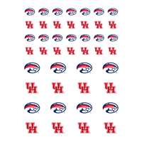 Houston Cougars Small Sticker Sheet - 2 Sheets