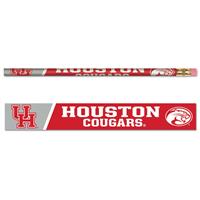 Houston Cougars Pencil - 6-pack - Alt