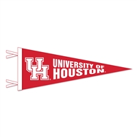 Houston Cougars Wool Felt Pennant - 9" x 24"