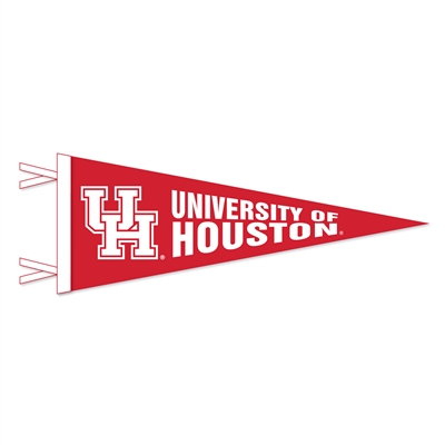 Houston Cougars Wool Felt Pennant - 9" x 24"