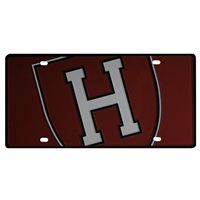 Harvard Crimson Full Color Mega Inlay License Plate