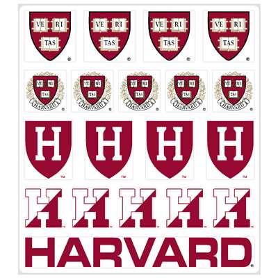 Harvard Crimson Multi-Purpose Vinyl Sticker Sheet