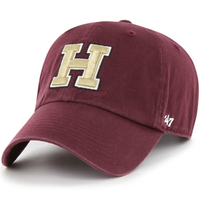 Harvard Crimson 47 Brand Clean Up Adjustable Hat -