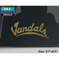 Idaho Vandals Decal - Arched Script Vandals