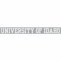 Idaho Vandals Decal Strip - University of Idaho - White