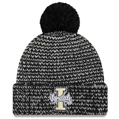 Idaho Vandals New Era Women's Frosty Cuff Pom Knit Beanie