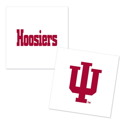 Indiana Hoosiers Temporary Tattoo - 4 Pack