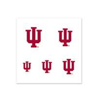 Indiana Hoosiers Fingernail Tattoos - 4 Pack