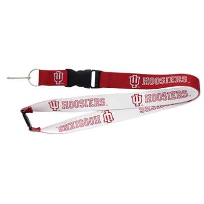 Indiana Hoosiers 2-Sided Logo Lanyard