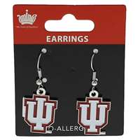 Indiana Hoosiers Dangler Earrings