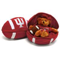 Indiana Hoosiers Stuffed Bear in a Ball - Football