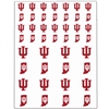 Indiana Hoosiers Small Sticker Sheet - 2 Sheets