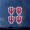 Indiana Hoosiers Transfer Decals - Set of 4