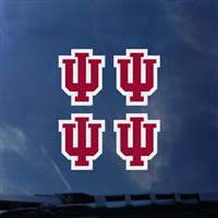 Indiana Hoosiers Transfer Decals - Set of 4