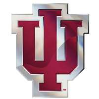 Indiana Hoosiers Chrome Auto Emblem