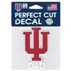 Indiana Hoosiers Perfect Cut Decal - Dad