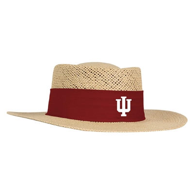 Indiana Hoosiers Ahead Gambler Straw Hat