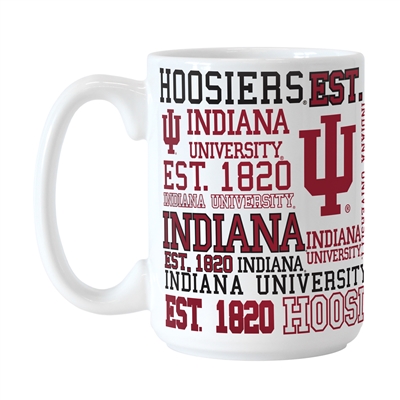 Indiana Hoosiers 15oz Spirit Ceramic Mug