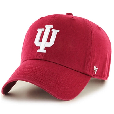 Indiana Hoosiers 47 Brand Clean Up Adjustable Hat