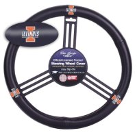 Illinois Fighting Illini Steering Wheel Cover